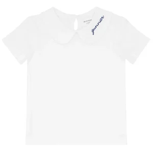 minnow Clothing<Unisex Peter Pan Collar Shirt White