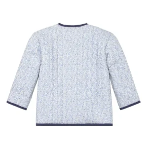 minnow Tops<Unisex Quilted Jacket Slate Floral