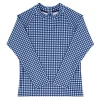 minnow Rashguards<Unisex Rashguard Navy Gingham