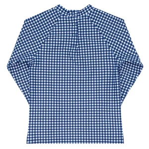 minnow Rashguards<Unisex Rashguard Navy Gingham