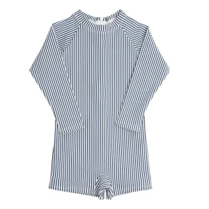 minnow Rashguards<Unisex Rashguard One Piece Navy Stripe