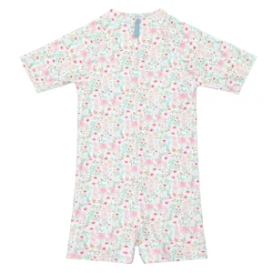 minnow Rashguards<Unisex Rashguard One Piece Emerald Floral