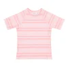minnow Rashguards<Unisex Short Sleeve Rashguard Sorbet Pink Stripe