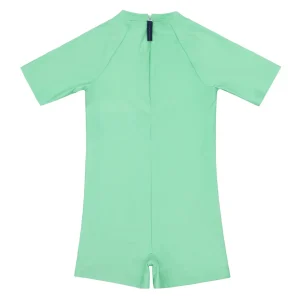 minnow Rashguards<Unisex Short Sleeve Rashguard One Piece Palm Green