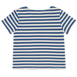 minnow Tops<Unisex Stripe Short Sleeve Boatneck Tee | Swim Breton Stripe