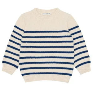 minnow Knits<Unisex Sweater Breton Stripe Knit