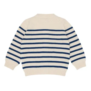 minnow Knits<Unisex Sweater Breton Stripe Knit
