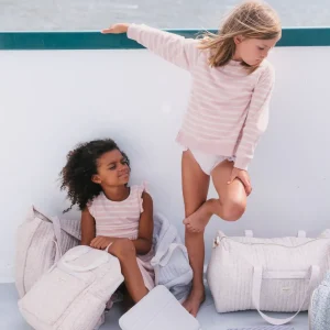 minnow Clothing<Unisex Terry Sweatshirt | Swim Pink And Cream