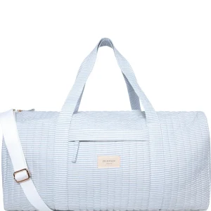 minnow Accessories<Weekender Bag Powder Blue Stripe