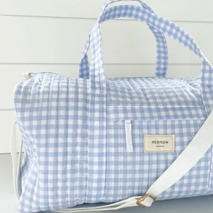 minnow Bags<Weekender Bag Oasis Blue Gingham