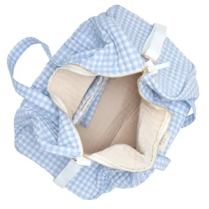 minnow Accessories<Weekender Bag Oasis Blue Gingham