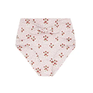 minnow Bikinis<Women's High Waist Bikini Bottom | Swim Raspberry Red