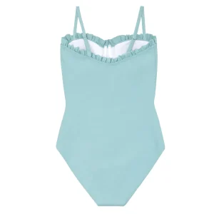 minnow One Pieces<Women's Ruffle Edge One Piece Sea Blue